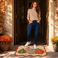 thumbnail image 4 of Pumpkin Pattern Diatom Mud Mat, Water Absorbent Quick Dry Bath Rug, Non Slip Home Front Door Doormat, for Fall Halloween Home Yard Front Door Decor, 4 of 4
