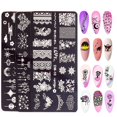 thumbnail image 2 of Nail Stamping Plates Printing Stencil Manicure Art Stamp Temp DM8, 2 of 5