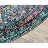 thumbnail image 6 of Unique Loom Vita Collection Area Rug - Warhol (4' 1" Round Green/Blue), 6 of 9