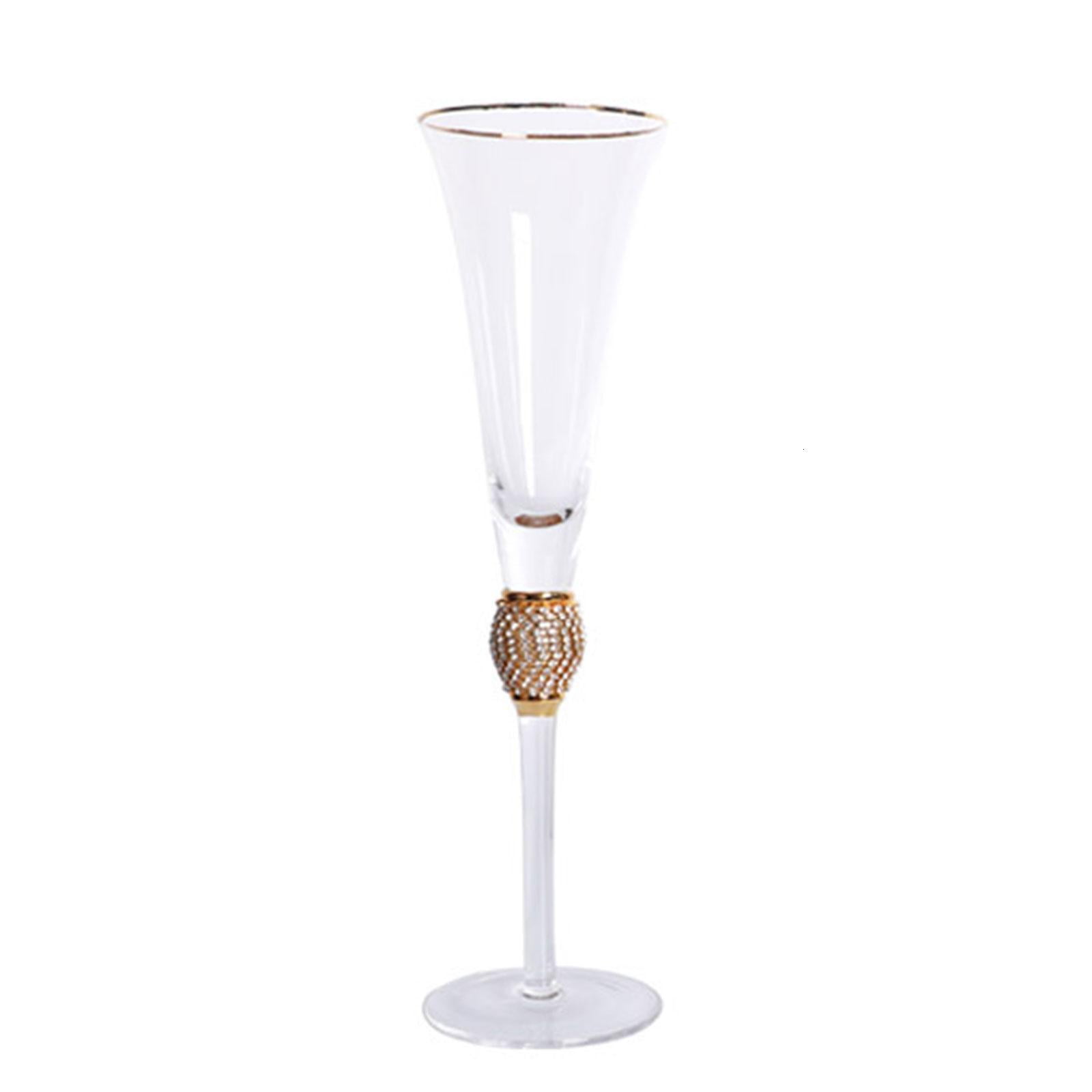 Champagne Flutes Glass Material Champagne Glass Modern Elegant Gift for Women Men Wedding Anniversary Christmas Birthday