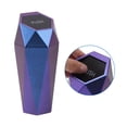 thumbnail image 6 of Unique Bargains Car Trash Can Portable Car Cup Holder Plastic Trash Bin Gradient Blue 1 Pcs, 6 of 6