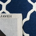 thumbnail image 2 of SAFAVIEH Cambridge Merletta Geometric Wool Area Rug, Navy/Ivory, 4' x 6', 2 of 6
