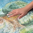 thumbnail image 3 of Addison Rugs Dream Shag Premium Machine Washable Transitional Turtle Ocean Rectangle Rug, 5' x 7'6", 3 of 8