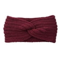 thumbnail image 2 of Diadema de ganchillo Minnieouse Banda para la cabeza deportiva Rojo púrpura, 2 of 6