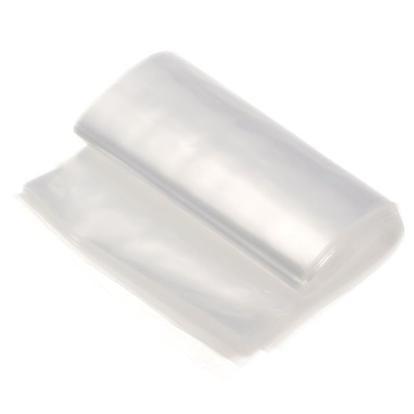 Unique Bargains Clear Flat Open Poly Bag Non Sticky PE Retail Pouches 2 Mil 4.5x11 in for Hardware Storage 500 Pack