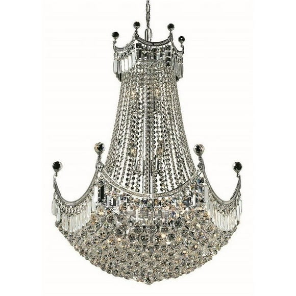 Elegant Lighting Corona 30" 24 Light Royal Crystal Chandelier