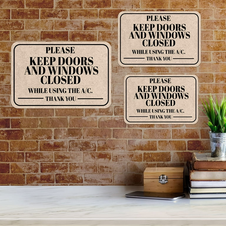 Classic Framed Plus Keep Doors And Windows Closed While Using The