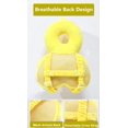 thumbnail image 3 of Almohadilla protectora de seguridad para la cabeza para andador de bebés y niños pequeños, cojín para mochila con protección para la cabeza parlante para bebés (pato amarillo) LingWen 9024715118271, 3 of 5
