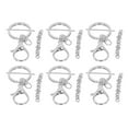 thumbnail image 4 of Key Chain Kit 30Pcs Rings 30Pcs Chains Sturdy Durable Metal Widely Used Key Chain Rings for Keys Lanyard Jewelry Silver, 4 of 14