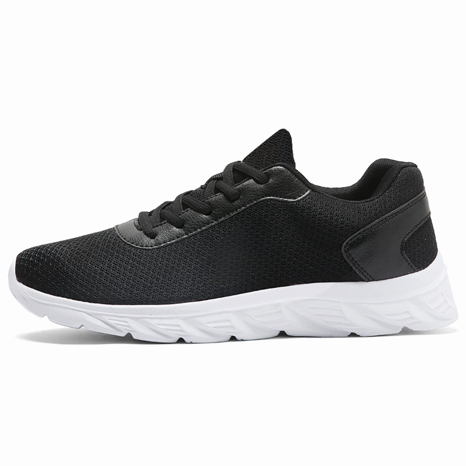Yindaity Men’s Sports Shoes Running Sneakers Working Shoes Comfortable Casual Walking Hiking Shoes White,11