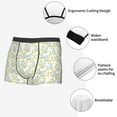 thumbnail image 4 of Disketp Moon And Rabbit Men's Boxer Briefs,Soft and Breathable Cotton Underwear with ComfortFlex Waistband, 4 of 7