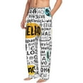 thumbnail image 6 of Rocae Hello Mens Pajama Pants Pj Pants Mens Lounge Pants-Small, 6 of 6