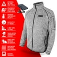 thumbnail image 3 of ActionHeat 5V Men's Battery Heated Sweater Jacket, 3 of 9
