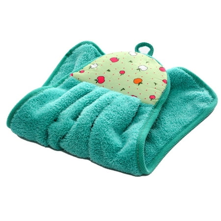 

With Hanging Ring Kitchen Towels Green