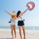 thumbnail image 4 of Sombrero De Paja Enrollable De Ala Ancha Para Mujer, Sombrero De Copa Vacío, Sombrero De Paja De Verano Con Lazo, Gorra De Playa Para Acampar Al Aire Libre Y Senderismo Minnieouse AP007139-04, 4 of 6