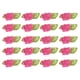 thumbnail image 1 of Kearding 100 piezas de flores de cinta fáciles y hermosas para proyectos de bricolaje flores de cinta de satén cabezas de flores Decoración del hogar Rosa roja, 1 of 6