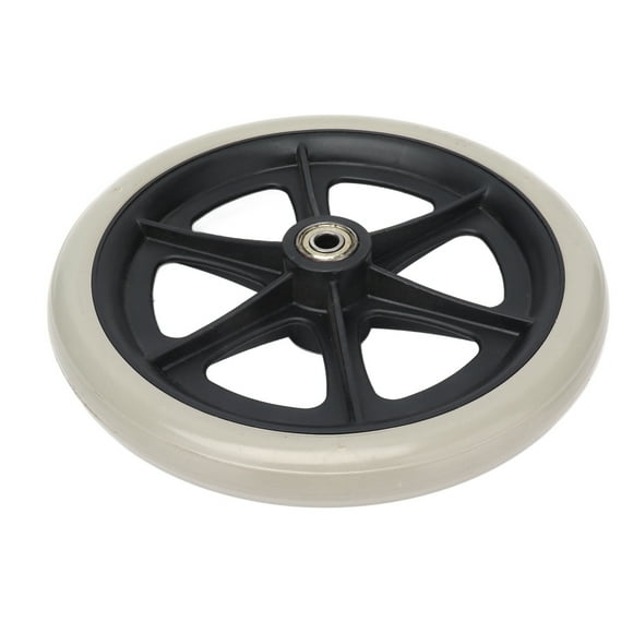 Walker Tire, Rueda De Bolas De Metal De 8 Pulgadas Rueda Para Silla De Ruedas Suave En Espesor De Gris Pu Pu Puerta Para Reemplazo Para Reemplazo