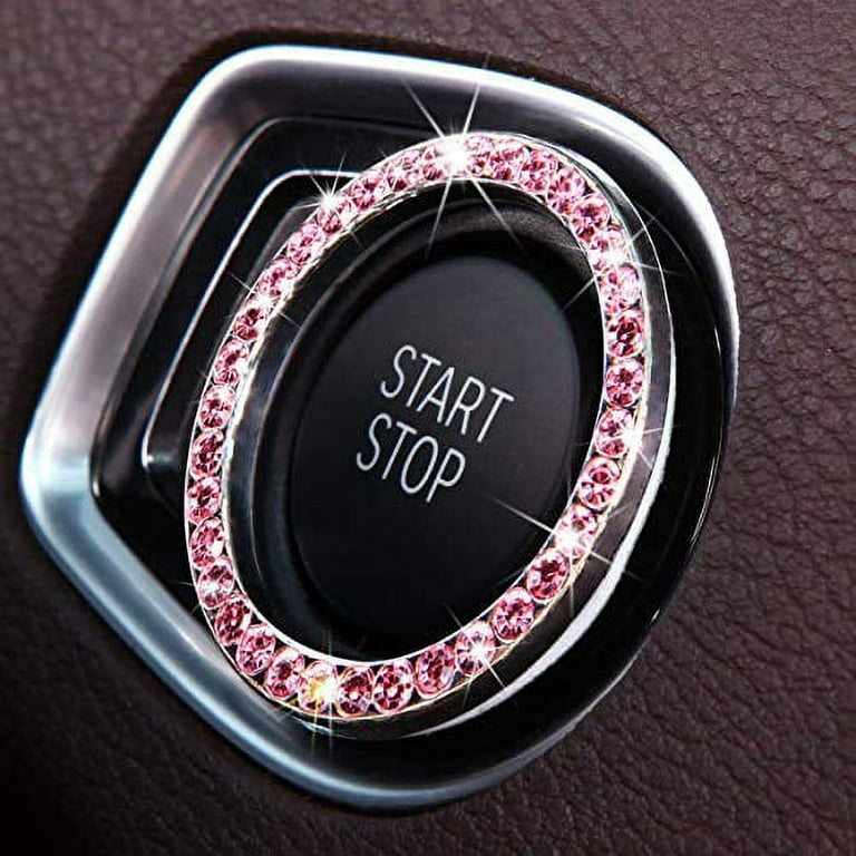 VDARK For BMW Car Accessories Women's Pink Bling Steering Wheel