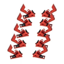 Symkmb Circuit Breaker Lockout for 120-277V Clamp-on Electrical Single Pole Breaker Lock Out Tagout Kit Device Refill Stations Metal