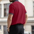 thumbnail image 7 of HAJWOH Polo Shirts for Men Dressy Casual Button Collared Golf T Shirt Classic Solid Color Business Summer Blouses, 7 of 7