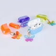 thumbnail image 2 of Compatible with AirPods Pro Case Cover,Butterfly Colorful Cute Luxury Plating for AirPod Case with Keychain Soft TPU Protective Case for Women Girls Design for AirPods Pro,Blue, 2 of 12