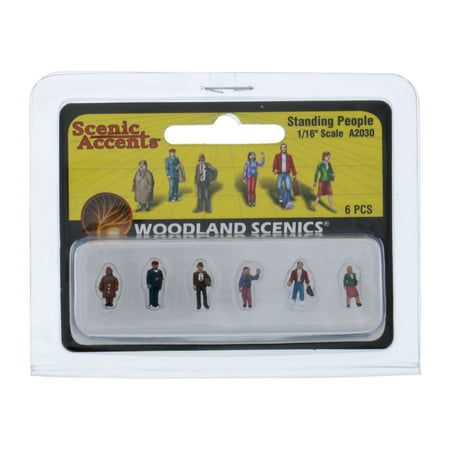 UPC: 0724771020301 | Woodland Scenics Scale Figures  1/16   Standing People