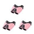 thumbnail image 1 of Eigraketly Binoculares para niños Binoculares para niños Telescopio portátil real para niños Binoculares compactos a prueba de agua 10 × Rosa 3Conjunto, 1 of 6