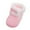 AB4 Pink, variant on Tisuna Unisex Baby Booties Solid Color Soft Sole Easy On Shoes Thick Warm Autumn Winter Baby Walking Shoes Coffee Size 6-12 Months