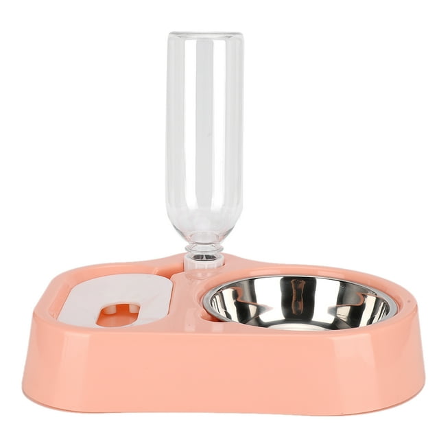 Distributeur d'Eau Automatique pour Chats Alimentant des Bols de Boisson pour Chiens en Rose