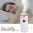 thumbnail image 2 of Humidificador USB portátil de 300ML, difusor de aceite esencial, niebla ultrasónica, oficina, coche, rosa, 2 of 8