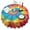 Colorful Tie Dye, variant on Colorful Rainbow Tie Dye Spiral Pattern Round Tablecloth 60"x60",Wrinkle Wipeable Table Cloth for Kitchen Dining Room Picnic Patio Party