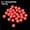 Red, variant on 10mm Hard Plastic Luminous Fishing Beads Glow in the Dark Round for Fishing Rigs, Green, 100 Pack