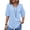 Sky Blue, variant on UVN Blouses for Women V Neck Half Bell Sleeve Shirts Summer Ladies Casual Flowy Tunic Tops