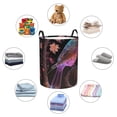thumbnail image 3 of Lsque Bird4 pattern Laundry Hamper Basket, Tall Woven Rope Hamper Basket for Clothes, Lightweight Storage Basket, Collapsible Waterproof-Medium, 3 of 8
