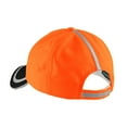 thumbnail image 3 of Yellow Rooster Men's Enhanced Polyester Visibility Cap Safety Orange/ Black, 3 of 3
