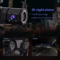thumbnail image 4 of FIEWESEY Dash Cam with WiFi, 1080P Dual Lens, Parking Mode, GPS, Loop Recording, Speed, 4 of 8