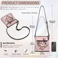 thumbnail image 7 of HELLHERO Cute Rainbow Axolotl Printed Crossbody Bag, Womens PU Leather Shoulder Bag, Waterproof Lightweight Purse for Daily Dating and Storage, 7 of 7