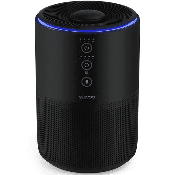 Slevoo Air Purifiers 915 Sqft, H13 True HEPA Filter for Home Remove 99.97% of Dust,Smoke,Pets,Black