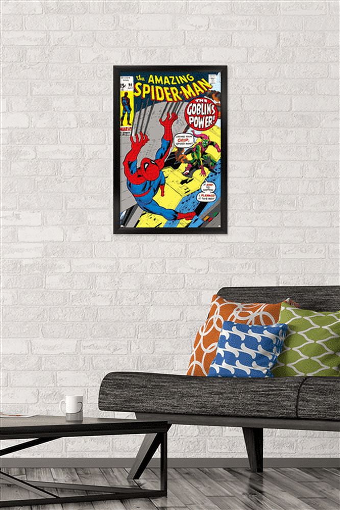 Marvel Comics - Green Goblin - The Amazing Spider-Man #98 Wall Poster, 14.725" x 22.375", Framed