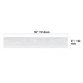 thumbnail image 3 of KFFKFF 36 Pieces White Wood Grain Self Adhesive Vinyl Floor Tiles 2.5mm Thick Light, 3 of 9