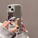 thumbnail image 3 of Cute Cat Pattern Mirror Phone Case For iPhone 14 Pro Max 15 12 13 11 XR X XS Max Case Make up Mirror Hard Back Cover Bumper Capa, 3 of 5