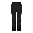 thumbnail image 4 of Sngxgn Women's Wide Leg Sweatpants Fall Casual High Wasited Pants(Black,L), 4 of 6