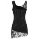 thumbnail image 2 of Camiseta sin mangas con aplicación de encaje con estampado de mariposa de talla grande Rosegal Bikinis, 2 of 5