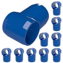 FORMUFIT PVC Fitting, Slip Slip Tee Hinge, Furniture Grade, 1/2” Size, Blue, 10-Pack (F012STE-BL-10)