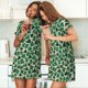 thumbnail image 4 of Easygdp Happy St. Patrick's Day Camisón de manga corta para mujer, informal, estampado, 4 of 6