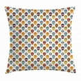 thumbnail image 1 of Sugar Skull Throw Pillow Cushion Cover, Pattern with Floral Funky Latin American Ornaments Simple Folk Calavera Style, Decorative Square Accent Pillow Case, 16 X 16 Inches, Multicolor, by Ambesonne, 1 of 2