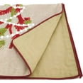 thumbnail image 3 of Fennco Styles Beaded Red Christmas Tree 100% Cotton Table Runner 16 x 72 Inch - Elegant Table Cover for Holiday Décor, Everyday Use, Banquets and Special Events, 3 of 4