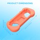 thumbnail image 5 of 2pcs agarres manuales para 2 Joy-Con Controller Backet () Blue Orange, 5 of 5