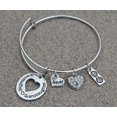 thumbnail image 2 of Infinity Collection Grandma Bangle Bracelet -Grandma Charm Bracelet, Love Between Grandmother and Granddaughter Bracelet for Grandmas, 2 of 5
