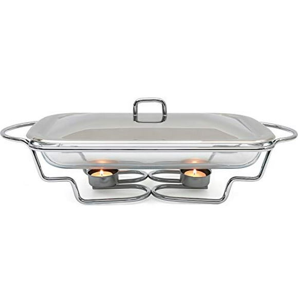 Oster Buffet Server Warming Tray A Triple Tray Quart Stainless Steel
